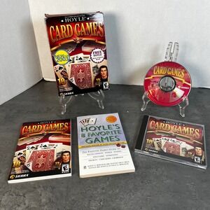 Hoyle‎ Card Games PC CD ROM 2003 Sierra 18 Favorite Games EUC VTG Complete